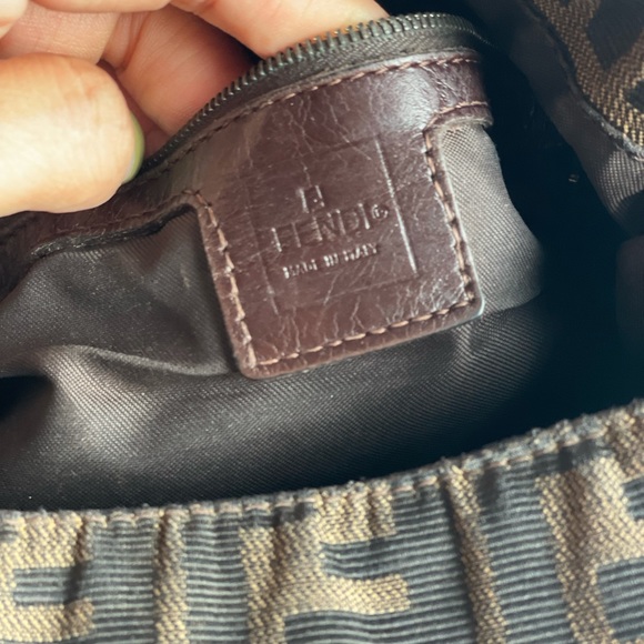 Authentic Fendi Mamma Baguette Zucca - Picture 6 of 10